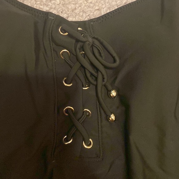 Olive one piece swim suit - Picture 3 of 4